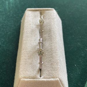 Judith Ripka Sterling Silver Hoop earrings